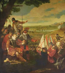 La ferita di Sir Philip Sidney nella battaglia di Zutphen, 22 settembre 1586